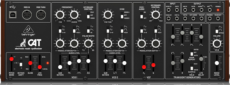 Фото Аналоговый синтезатор Behringer CAT