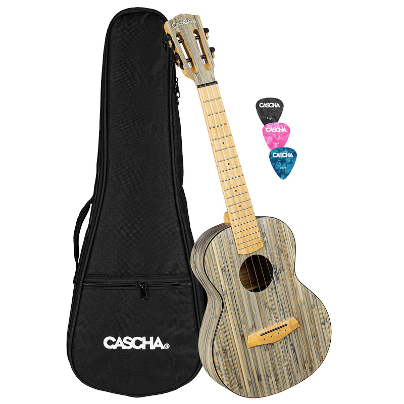 Фото Укулеле тенор Cascha HH-2317 Bamboo Series Graphite