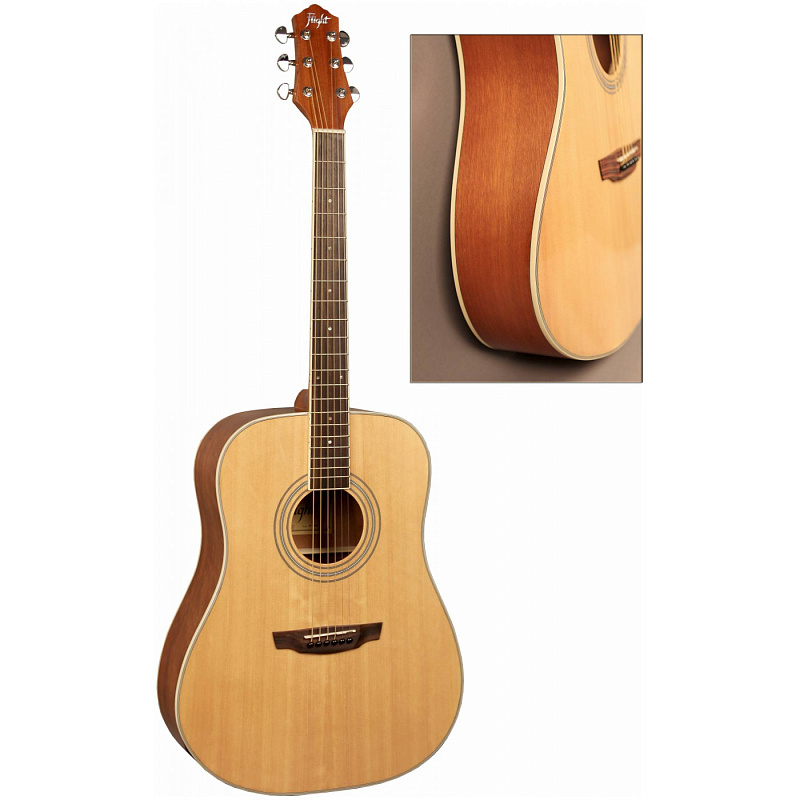 Фото Акустическая гитара FLIGHT AD-200 NA