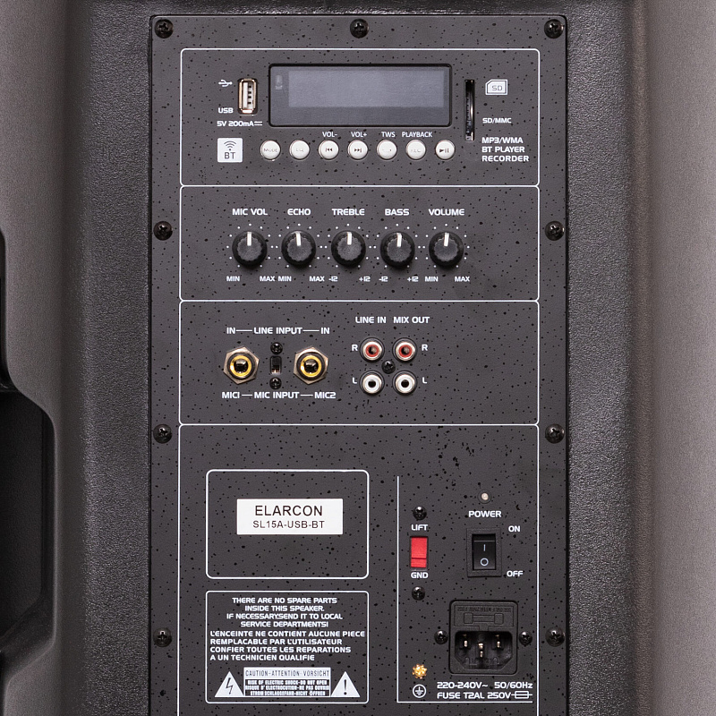 Фото Активная акустическая система ELARCON SL15A-BT