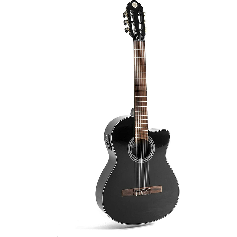Фото Гитара электроакустическая классическая NAVARREZ NV162 BLACK 4/4