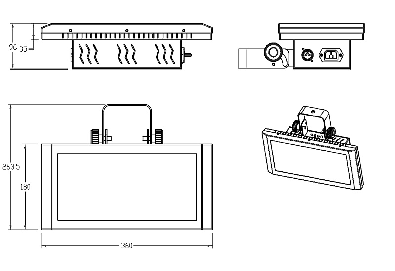 Фото Стробоскоп INVOLIGHT LED STROB500
