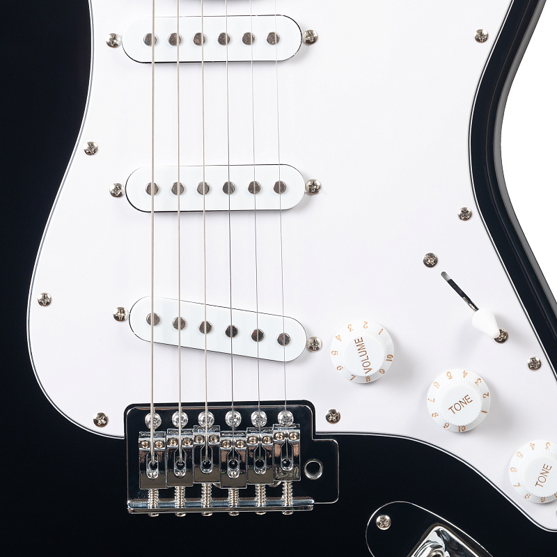 Фото Электрогитара ROCKDALE Stars Plus SSS Black