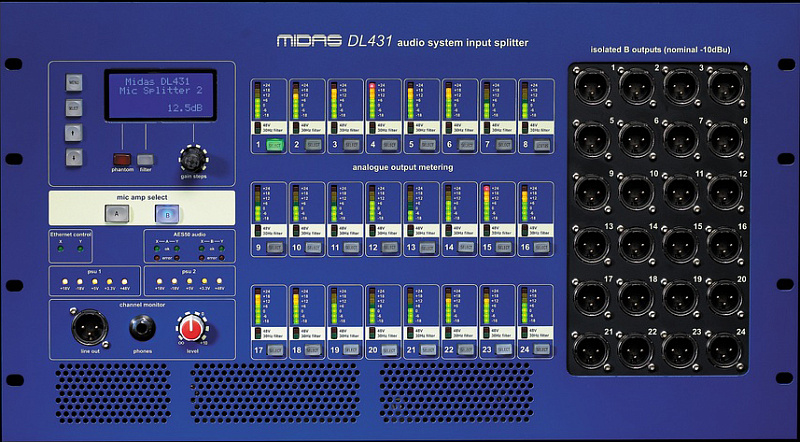 Фото Микрофонный сплиттер Midas DL431 