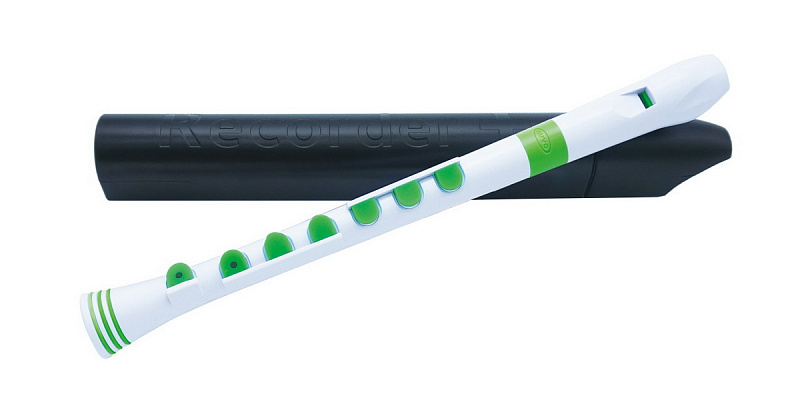 Фото NUVO Recorder+ White/Green with hard case немецкая система
