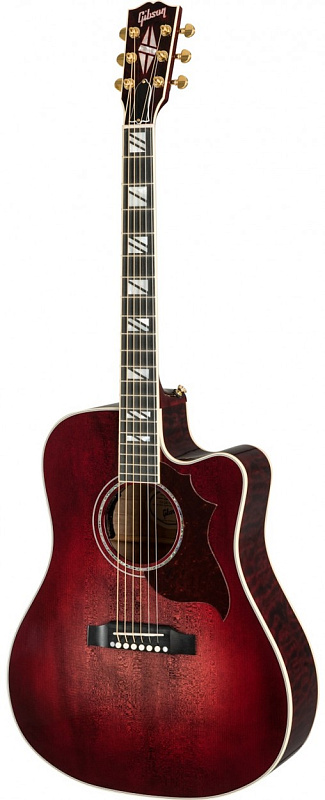 Фото Gibson 2019 Hummingbird Chroma Black Cherry