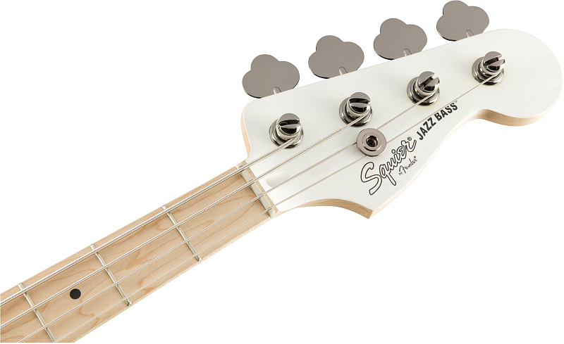 Фото Squier Contemporary Active Jazz Bass® HH, Maple Fingerboard, Flat White