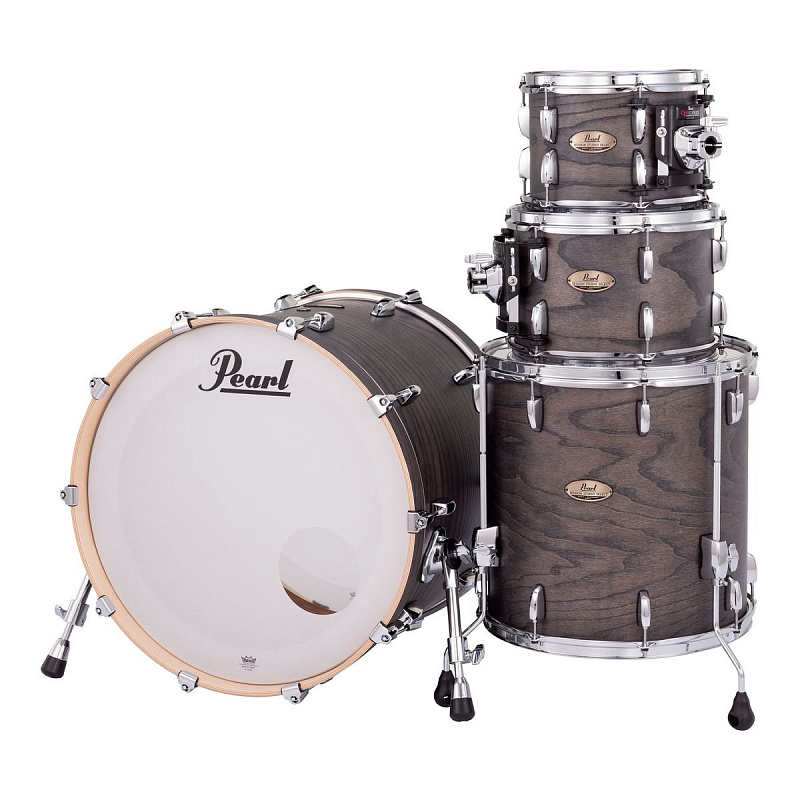 Фото Ударная установка из 4-х барабанов Pearl STS924XSP/ C852, цвет Black Satin Ash