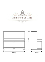 Пианино Middleford UP-131E