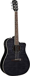 FENDER T-Bucket 300CE Flame Maple Transparent Black электро-акустическая гитара