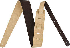 FENDER 2` Suede Strap Brown/Tan Reversible