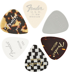 FENDER 351 Shape Material Medley Medium (6)