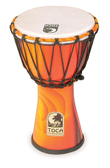 TOCA SFDJ-7F Djembe Freestyle Rope Tuned Fiesta  