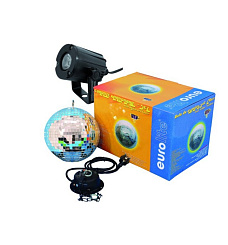 EUROLITE Mirror Ball 20 cm SET LED 6000K 