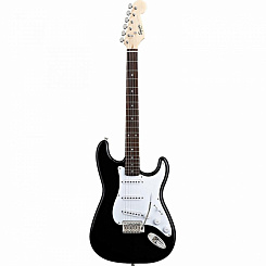 FENDER SQUIER AFFINITY STRATOCASTER RW BLACK электрогитара, цвет чёрный