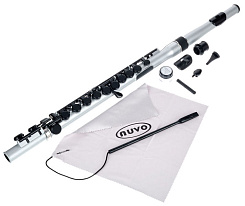 NUVO Student Flute - Silver/Black