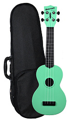 WATERMAN by KALA KA-SWB-GN Seafoam Green, Matte, Soprano Ukulele