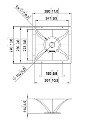 Рупор ВЧ драйвера Lavoce HD1403