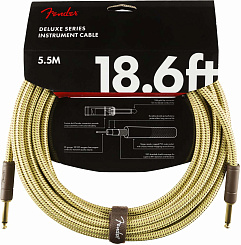 Кабель FENDER DELUXE 18.6' INST CABLE Tweed