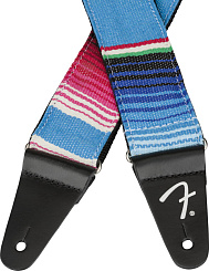 Ремень гитарный FENDER 2 SERAPE STRAP BLUE MULTI