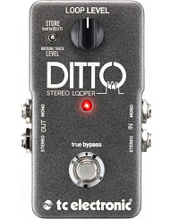 Педаль стерео лупер для гитары TC ELECTRONIC DITTO STEREO LOOPER