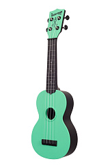 WATERMAN by KALA KA-SWB-GN Seafoam Green, Matte, Soprano Ukulele