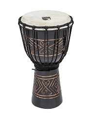 TOCA TSSDJ-SBO Street Series Rope Tuned Wood Djembe Black Onyx Small 