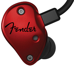 FENDER FXA6 PRO IEM- RED головные телефоны с 9,25мм драйвером, HDBA твиттером и бас портом