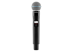 SHURE QLXD2/B58 K51 606 - 670 MHz ручной передатчик серии QLXD с капсюлем микрофона BETA58